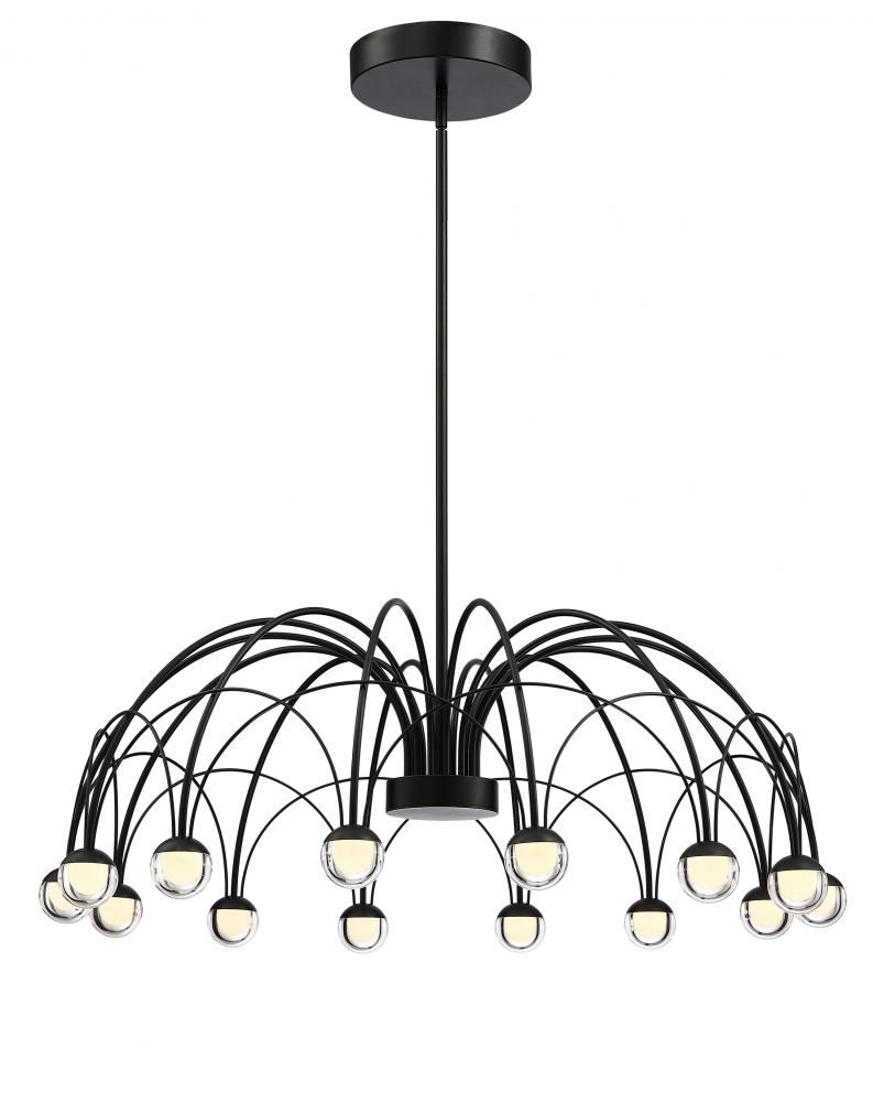 Chandelier Sand Black 3000 lm LED
