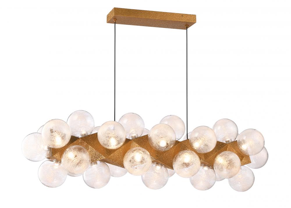 Chandelier Gold Texture 4300 lm LED