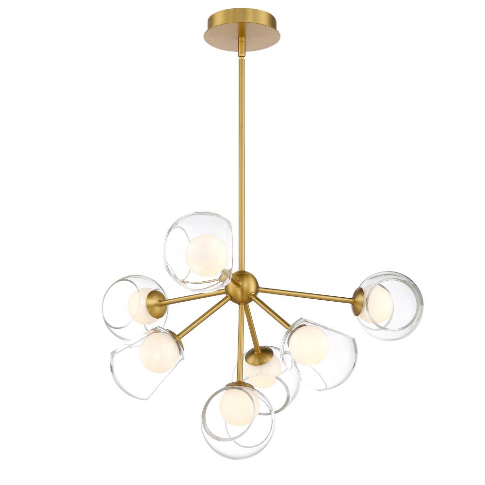 Chandelier Brushed Gold 1700 lm LED