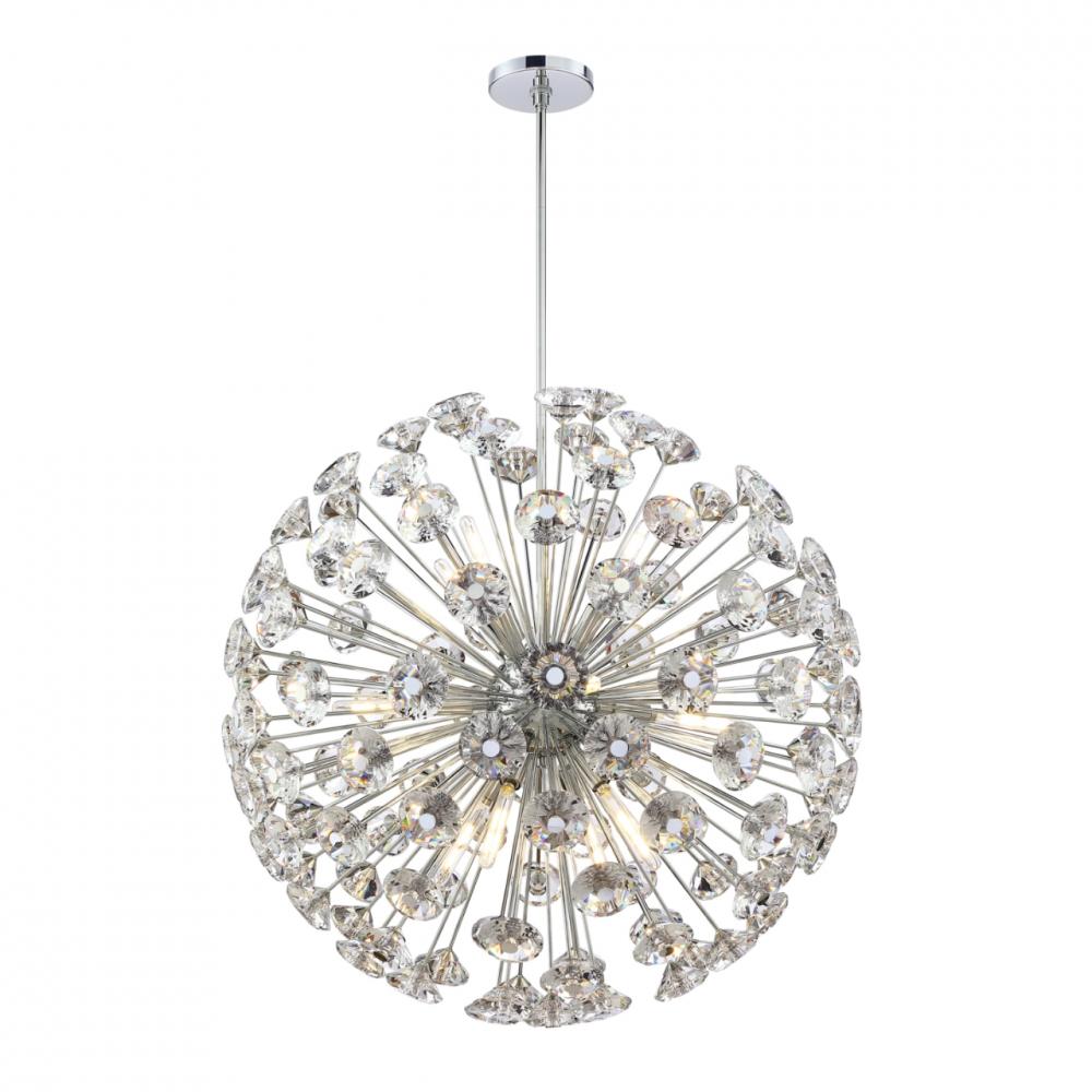 Chandelier Chrome E12