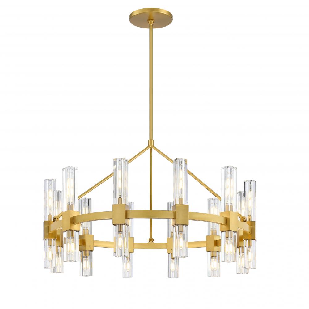 Chandelier Brushed Gold E12