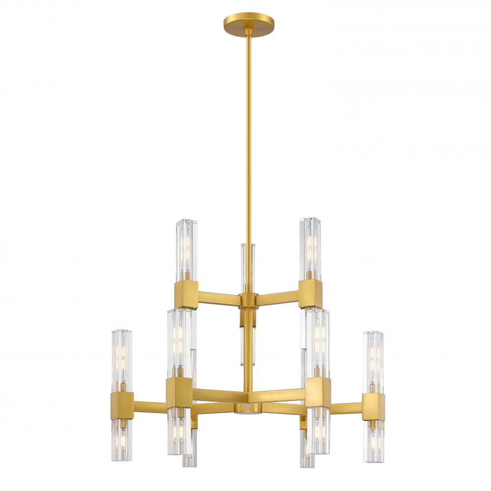 Chandelier Brushed Gold E12
