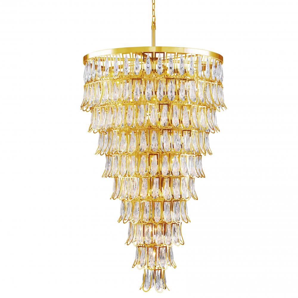 Chandelier Warm Gold E12