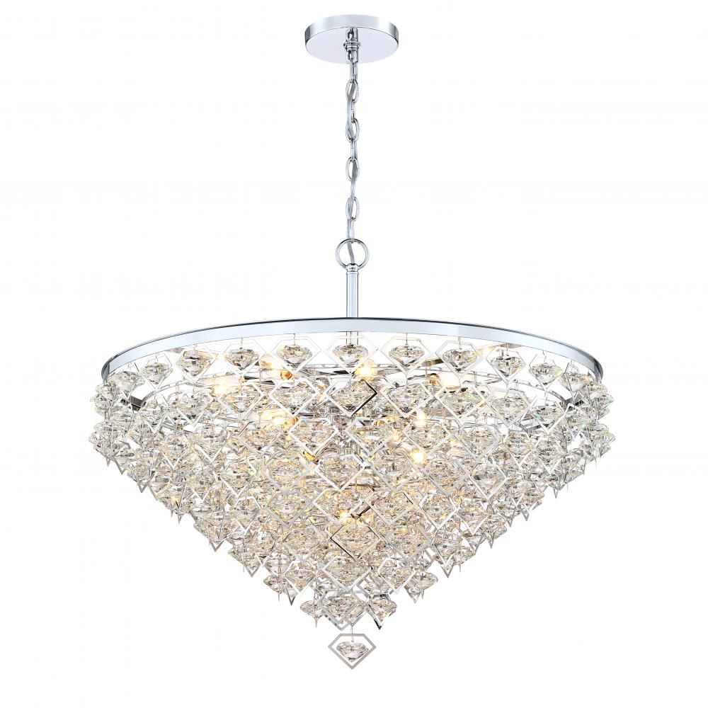 Chandelier Chrome E12