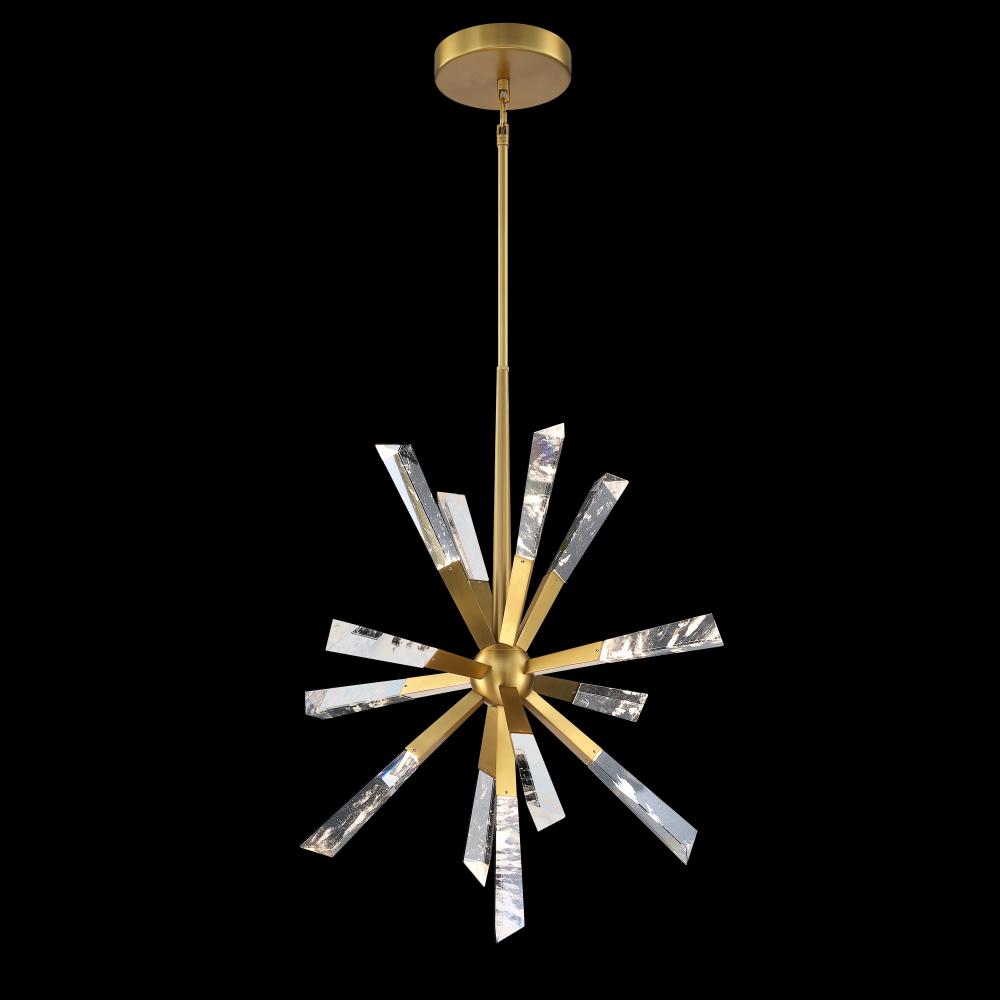 Chandelier Brushed Gold 3000 lm LED