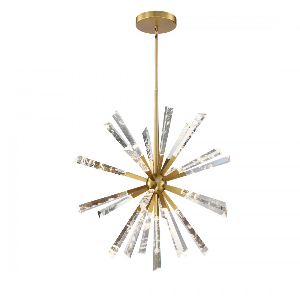 Chandelier Brushed Gold 3000 lm LED