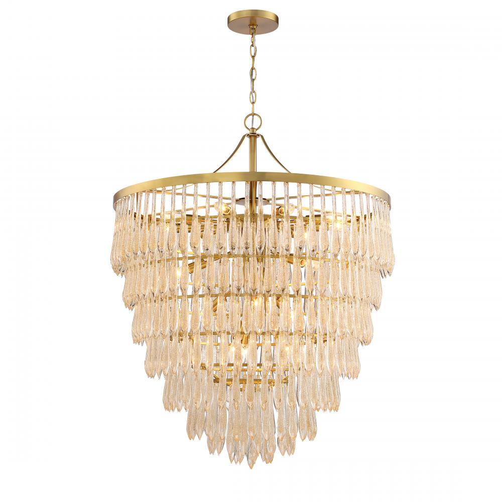 Chandelier Brushed Gold E12