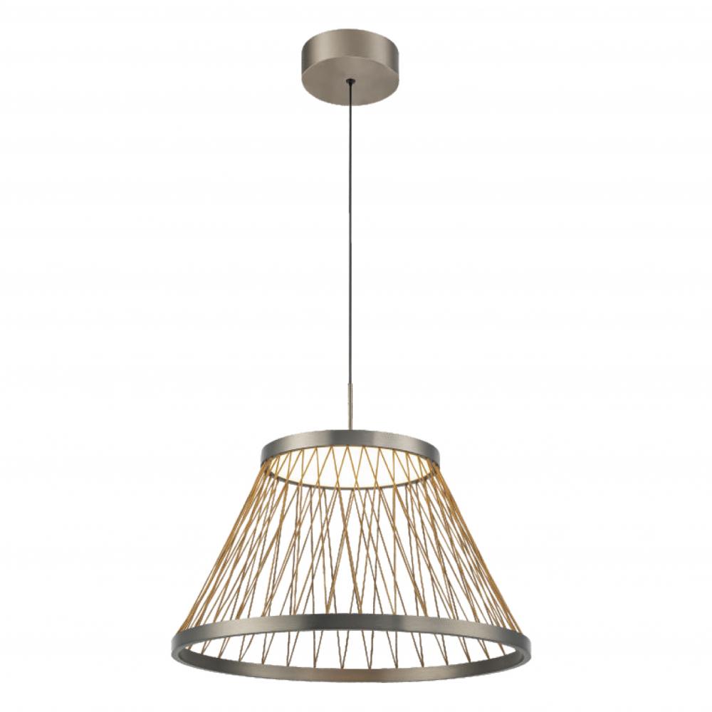 Chandelier Satin Gray 2400 lm LED