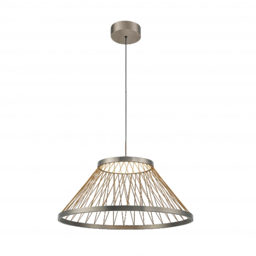 Chandelier Satin Gray 2400 lm LED