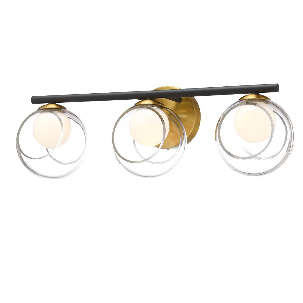 Vanities Sand Black + Brushed Gold 750 lm LED