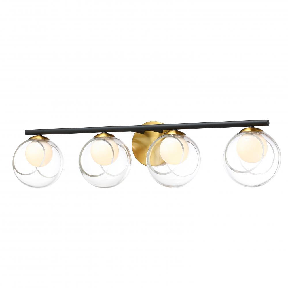 Vanities Sand Black + Brushed Gold 1000 lm LED