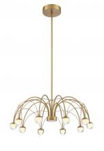 SDQ Lighting CH31310BG - Chandelier Brushed Gold 2200 lm LED