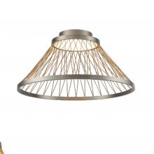 SDQ Lighting FM39024SG - Flush Mount Satin Gray 2400 lm LED