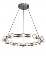 SDQ Lighting PD30028BCTG - Vanities Black Chrome + Titanium Gold 900 lm LED