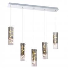 SDQ Lighting PD30236CH - Chandelier Chrome 1300 lm LED