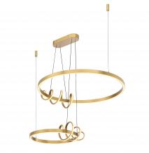 SDQ Lighting PD30702BG - Chandelier Brushed Gold 6500 lm LED