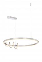 SDQ Lighting PD30736BN - Chandelier Brushed Nickel 3700 lm LED