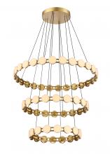 SDQ Lighting PD30802BG - Chandelier Paint Gold 11500 lm LED