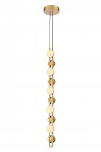 SDQ Lighting PD30836BG - Chandelier Paint Gold 1900 lm LED
