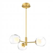 SDQ Lighting PD37203BG - Chandelier Brushed Gold 750 lm LED