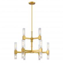 SDQ Lighting PD37631BG - Chandelier Brushed Gold E12