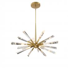 SDQ Lighting PD38518BG - Chandelier Brushed Gold 3000 lm LED