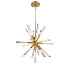 SDQ Lighting PD38519BG - Chandelier Brushed Gold 3000 lm LED