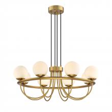 SDQ Lighting PD38808BG - Chandelier Brushed Gold G9