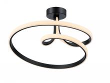 SDQ Lighting SF35002SB - Flush Mount Sand Black 2400 lm LED
