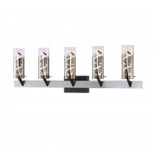 SDQ Lighting VL30239SNBK - Vanities Satin Nickel + Matte Black 1200 lm LED