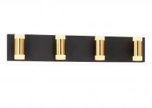 SDQ Lighting VL30602SBWG - Vanities Sand Black + Warm Gold 900 lm LED