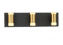 SDQ Lighting VL30603SBWG - Vanities Sand Black + Warm Gold 700 lm LED