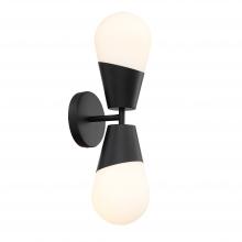 SDQ Lighting VL37002BK - Vanities Matte Black E12