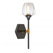 SDQ Lighting VL37301UBVB - Vanities Urban Bronze + Aged Brass E12