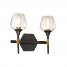 SDQ Lighting VL37302UBVB - Vanities Urban Bronze + Aged Brass E12
