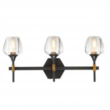 SDQ Lighting VL37303UBVB - Vanities Urban Bronze + Aged Brass E12