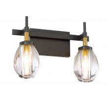 SDQ Lighting VL37402UBBG - Vanities Urban Bronze + Brushed Gold E12