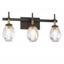 SDQ Lighting VL37403UBBG - Vanities Urban Bronze + Brushed Gold E12
