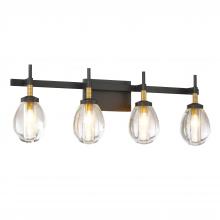 SDQ Lighting VL37404UBBG - Vanities Urban Bronze + Brushed Gold E12