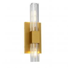 SDQ Lighting VL37602BG - Vanities Brushed Gold E12