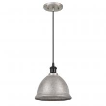 Worldwide Lighting Corp E80010-015 - Helmut 1-Light Galvanized Pendant 9“ X 9” X 9“