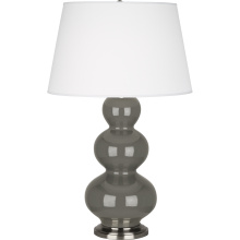 Robert Abbey CR42X - Ash Triple Gourd Table Lamp