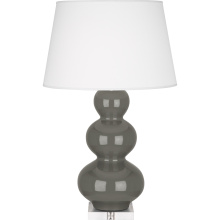 Robert Abbey CR43X - Ash Triple Gourd Table Lamp