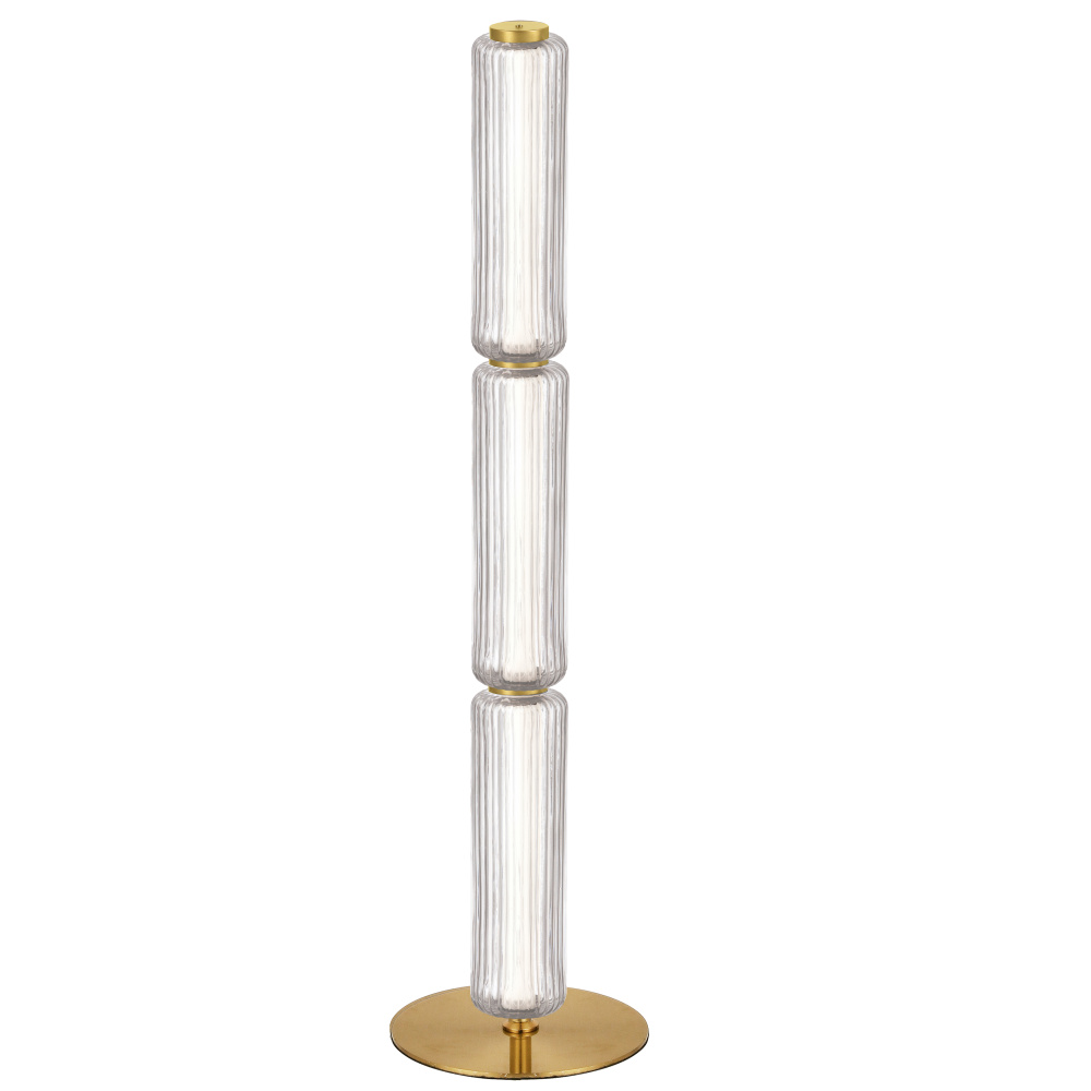 30W Floor Lamp in Aged Brass