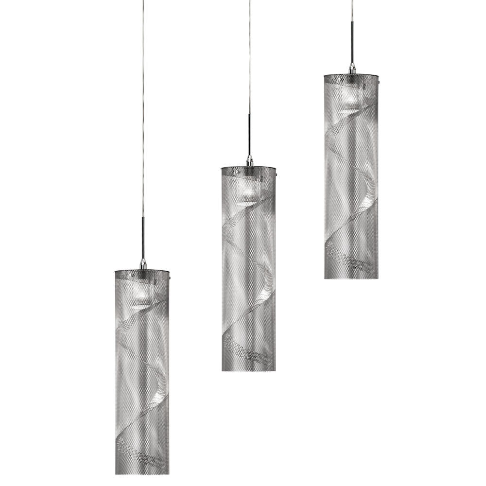 (K)3LT Horizontal Pendant, Spiral Mesh