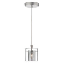 Dainolite DLSL309-CM-SC - Single Pendant, Clear Glass/Mesh
