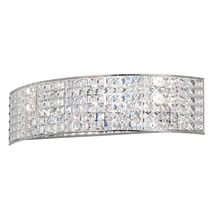 Dainolite V677-3W-PC - 3LT Crystal Vanity Fixture -599012