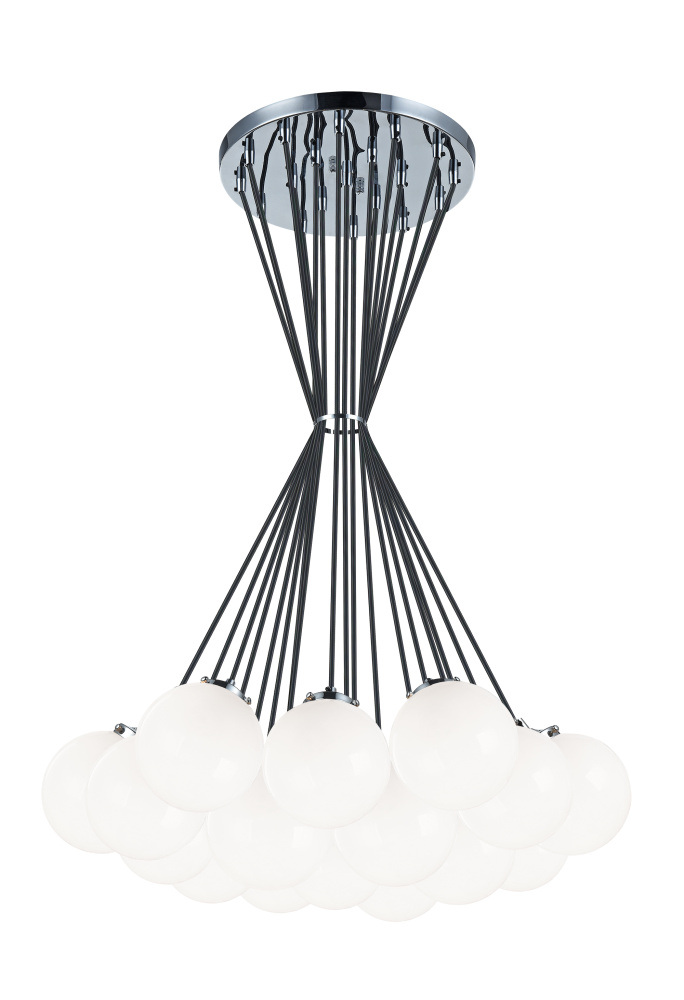 The Bougie Chrome Chandelier