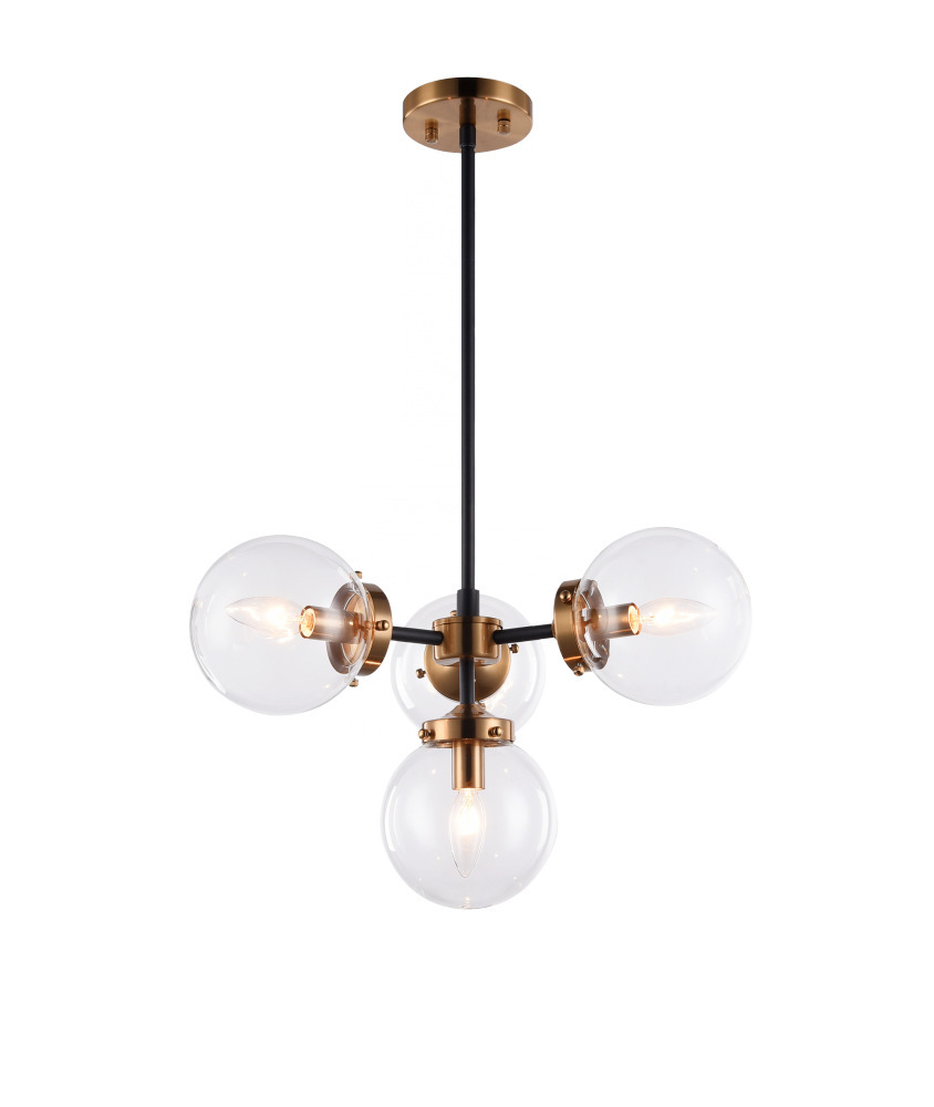 Maru Aged Gold Brass Pendant