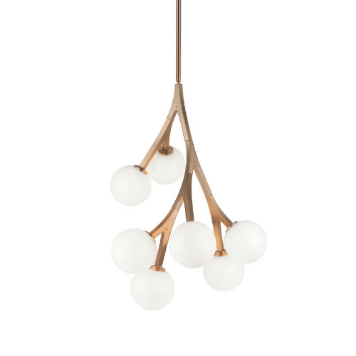Rami Aged Gold Brass Chandelier